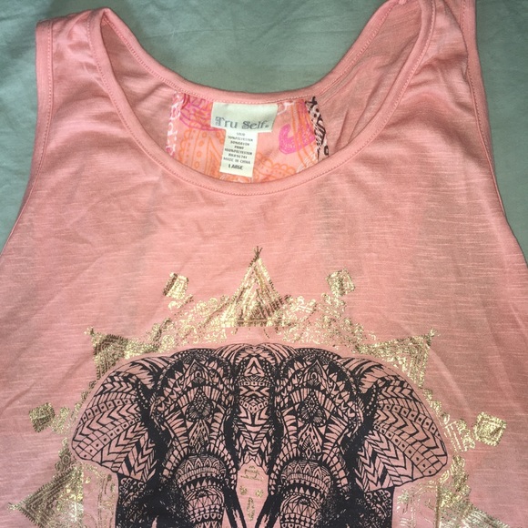 NWT Elephant Tank w Crossed Back - Picture 2 of 4